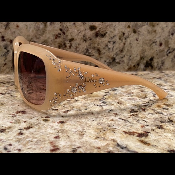 Christian Dior Ondine Crystal Rhinestone Sunglasses RARE - Picture 3 of 13